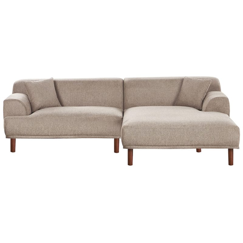 Hjørnesofa Holt - Taupe, brun/Polyester - Møbler - Sofaer - Hjørnesofa