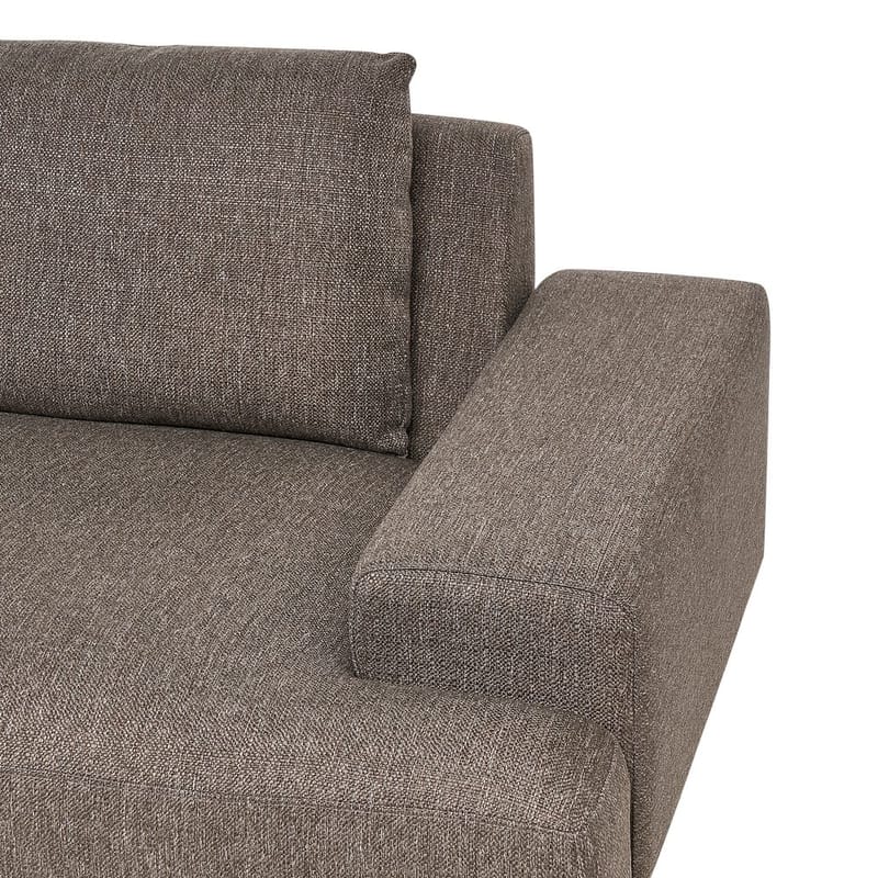 Hjørnesofa Mariferd - Brun, sort, mørkt træ/Venstrevendt - Møbler - Sofaer - Hjørnesofa