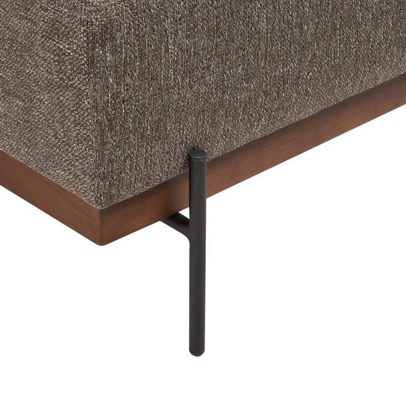 Hjørnesofa Mariferd - Brun, sort, mørkt træ/Venstrevendt - Møbler - Sofaer - Hjørnesofa
