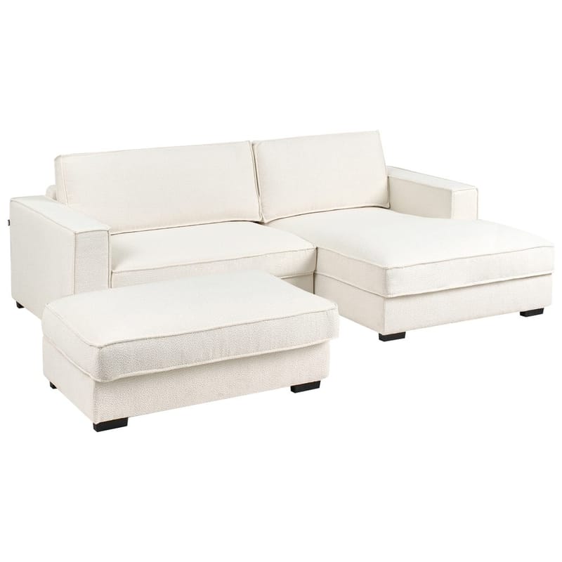 Hjørnesofa med fodskammel Renders - Beige - Møbler - Sofaer - Hjørnesofa - Hjørnesofa med chaiselong