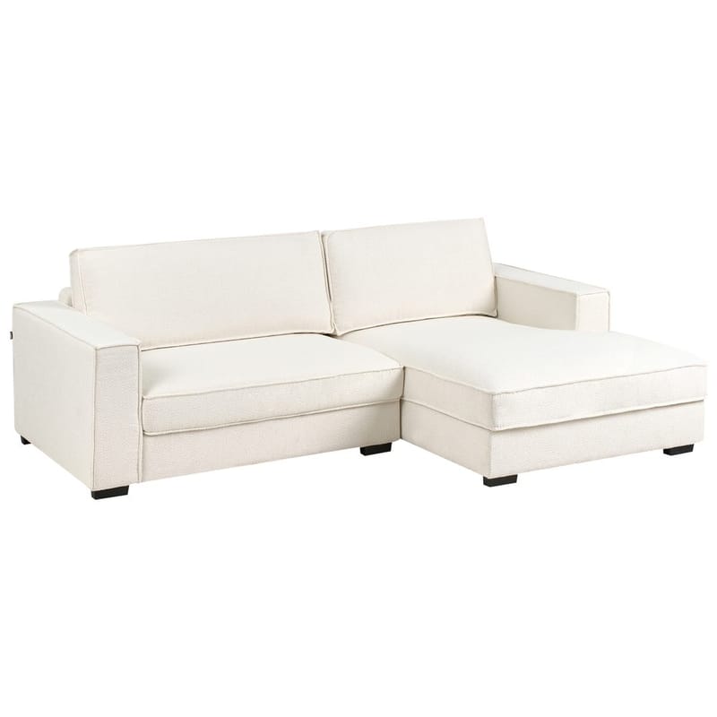 Hjørnesofa Renders - Hvid, Sort - Møbler - Sofaer - Hjørnesofa