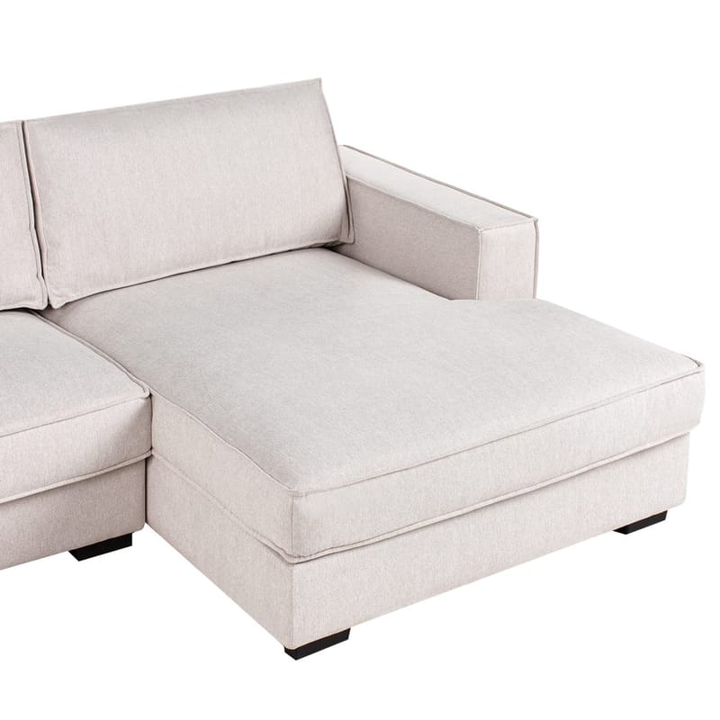 Hjørnesofa Renders - Lys beige - Møbler - Sofaer - Hjørnesofa - Hjørnesofa med chaiselong