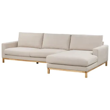 Hjørnesofa Siggard - Beige - Møbler - Sofaer - Sofa med chaiselong