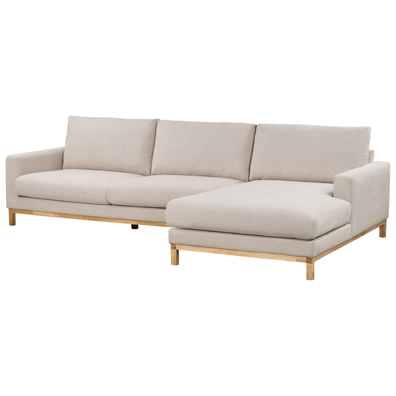 Hjørnesofa Siggard - Beige - Møbler - Sofaer - Sofa med chaiselong