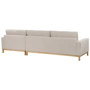 Hjørnesofa Siggard - Beige - Møbler - Sofaer - Sofa med chaiselong