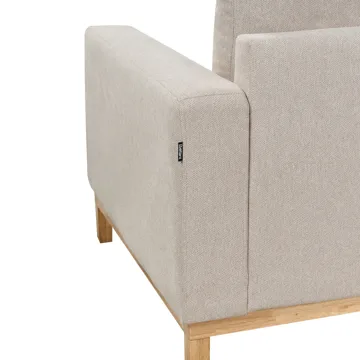Hjørnesofa Siggard - Beige - Møbler - Sofaer - Sofa med chaiselong
