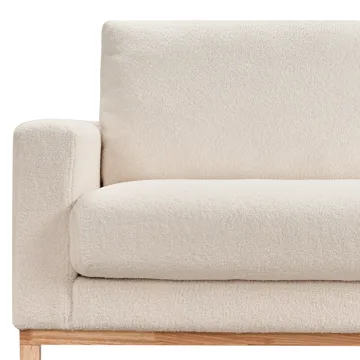 Hjørnesofa Siggard - Hvid - Møbler - Sofaer - Sofa med chaiselong - 4 personers sofa med chaiselong
