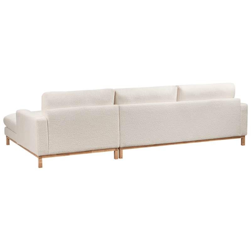 Hjørnesofa Siggard - Hvid - Møbler - Sofaer - Sofa med chaiselong - 4 personers sofa med chaiselong