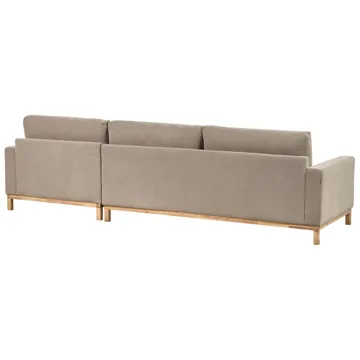 Hjørnesofa Siggard - Taupe - Møbler - Sofaer - Sofa med chaiselong