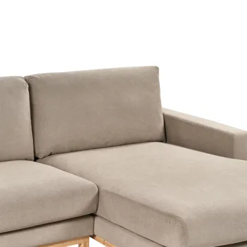 Hjørnesofa Siggard - Taupe - Møbler - Sofaer - Sofa med chaiselong