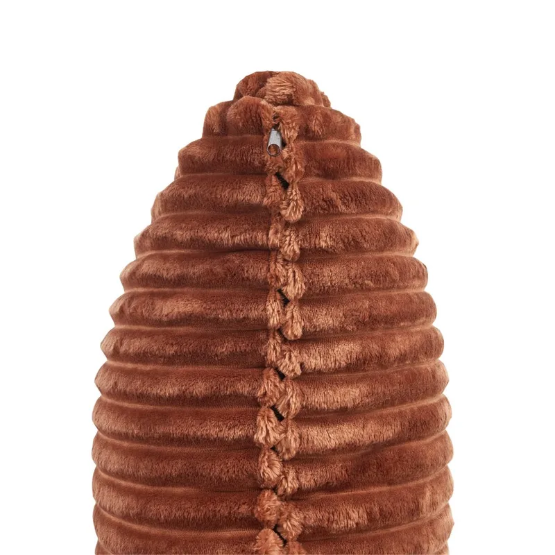 Hjørnesofa Stenum - Brun, messing/Højrevendt - Møbler - Sofaer - Hjørnesofa