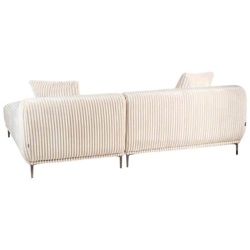 Hjørnesofa Stenum - Hvid, messing/Venstrevendt - Møbler - Sofaer - Hjørnesofa - Howard hjørnesofa