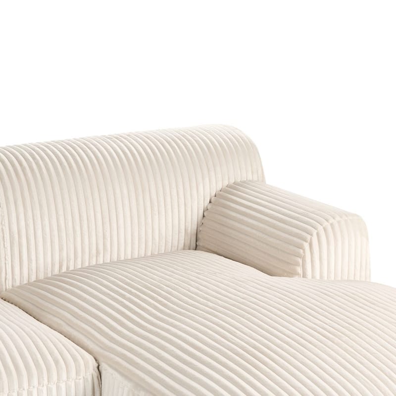 Hjørnesofa Stenum - Hvid, messing/Venstrevendt - Møbler - Sofaer - Hjørnesofa - Howard hjørnesofa