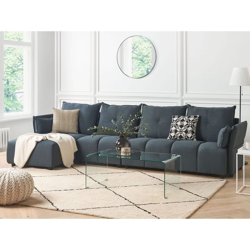 Hjørnesofa Tomra - Grafitgrå - Møbler - Sofaer - Hjørnesofa - Hjørnesofa med chaiselong