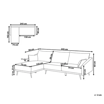 Hjørnesofa Varde - Møbler - Sofaer - Sofa med chaiselong