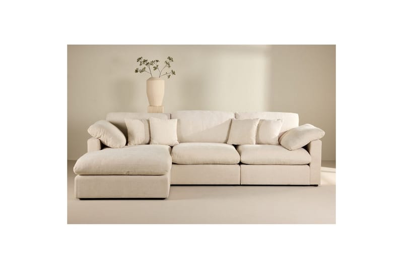 Hjørnesofa VIND Amalfi Beige - Beige - Møbler - Sofaer - Sofa med chaiselong