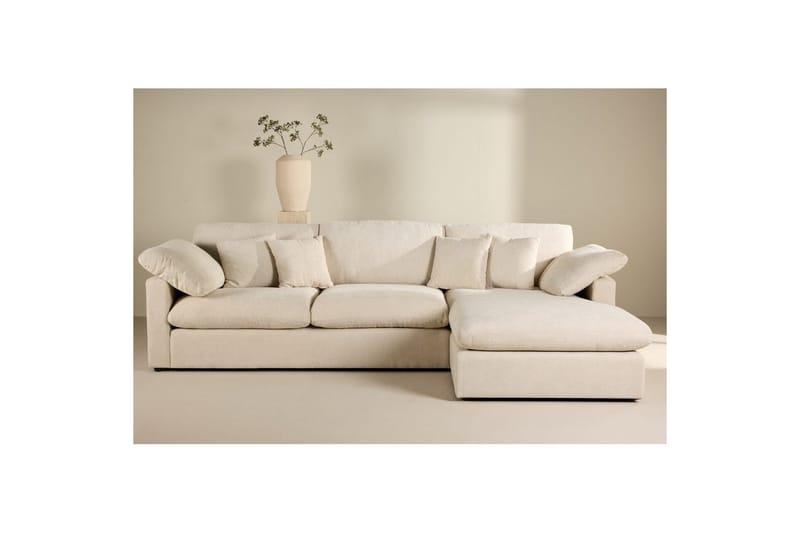 Hjørnesofa VIND Amalfi Beige - Beige - Møbler - Sofaer - Sofa med chaiselong