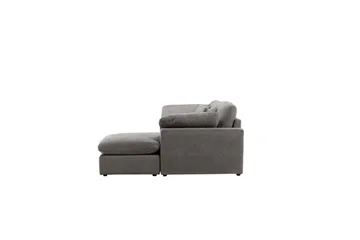 Hjørnesofa VIND Amalfi Mørkegrå - Møbler - Sofaer - Sofa med chaiselong
