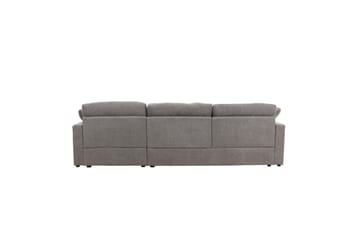 Hjørnesofa VIND Amalfi Mørkegrå - Møbler - Sofaer - Sofa med chaiselong