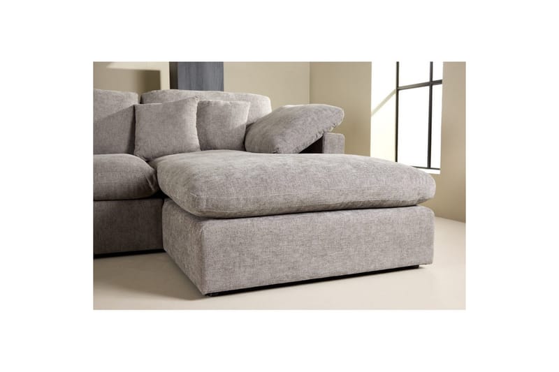 Hjørnesofa VIND Amalfi Mørkegrå - Møbler - Sofaer - Sofa med chaiselong