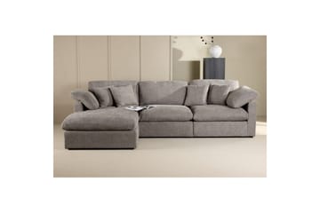 Hjørnesofa VIND Amalfi Mørkegrå - Møbler - Sofaer - Sofa med chaiselong