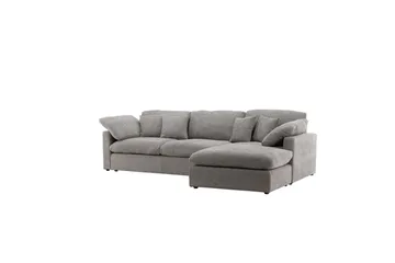 Hjørnesofa VIND Amalfi Mørkegrå - Møbler - Sofaer - Sofa med chaiselong