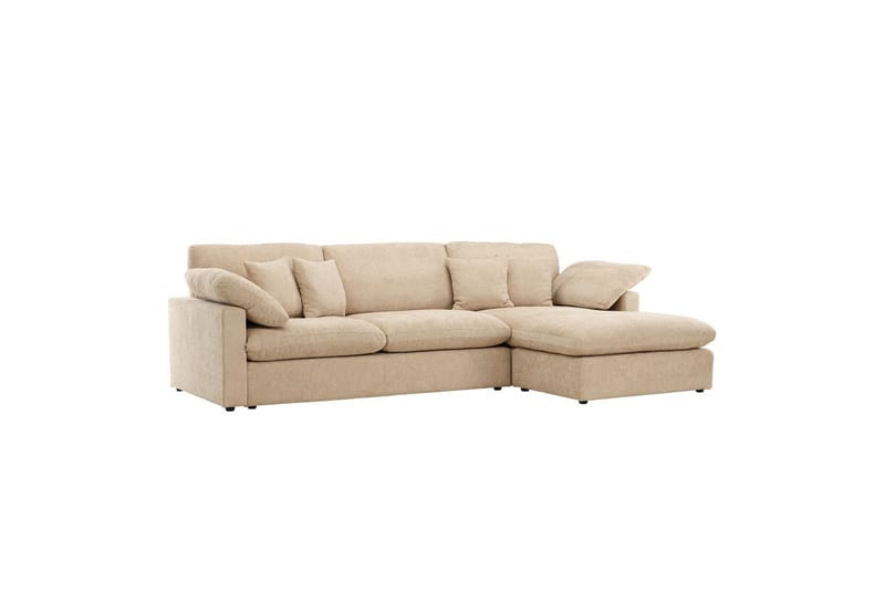 Hjørnesofa VIND Amalfi Sand - Sand - Møbler - Sofaer - Sofa med chaiselong
