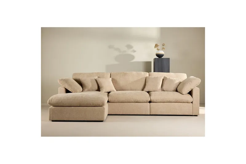 Hjørnesofa VIND Amalfi Sand - Møbler - Sofaer - Sofa med chaiselong