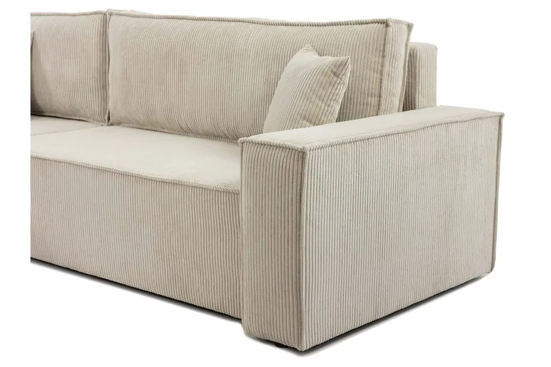 Hobson Sofa med Divan 3-personers - Beige - Møbler - Sofaer - Sofa med chaiselong