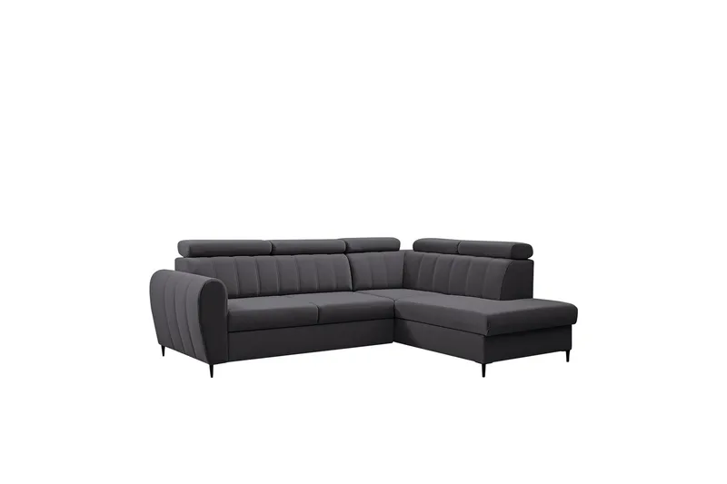 Hoffman Sofa med Chaiselong 3-personers, Grå
