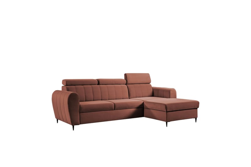 Hoffman Sofa med Divan 3-seter, Kobber