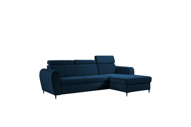 Hoffman Sofa med Divan 3-seter, Marineblå