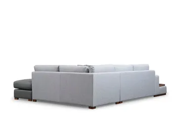 Huelva 5-personers Højrevendt L-formet Sofa med Chaiselong 308 cm i Stof - Grå - Møbler - Sofaer - Sofa med chaiselong