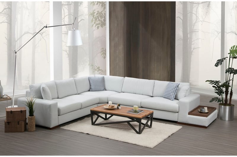 Huelva Chaiselongsofa - Beige - Sofa med chaiselong