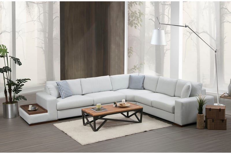 Huelva Chaiselongsofa - Beige - Sofa med chaiselong