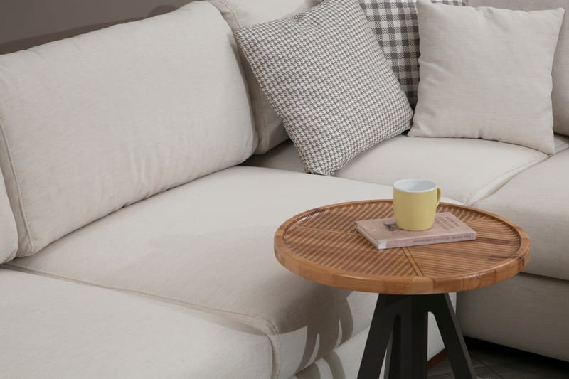 Huelva Chaiselongsofa - Beige - Møbler - Sofaer - Sofa med chaiselong