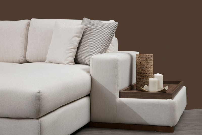 Huelva Chaiselongsofa - Beige - Sofa med chaiselong