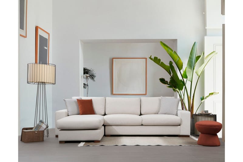 Huelva Chaiselongsofa - Beige - Møbler - Sofaer - Sofa med chaiselong