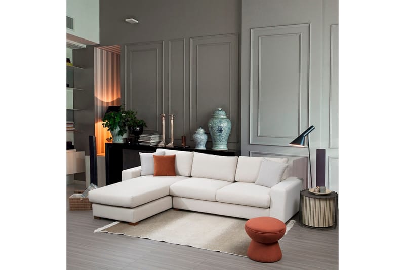 Huelva Chaiselongsofa - Beige - Møbler - Sofaer - Sofa med chaiselong