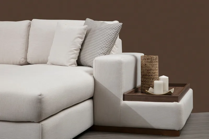 Huelva Chaiselongsofa - Beige - Møbler - Sofaer - Sofa med chaiselong