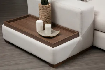 Huelva Chaiselongsofa - Beige - Møbler - Sofaer - Hjørnesofa - Hjørnesofa med chaiselong