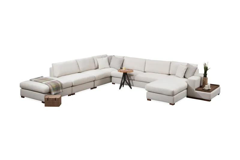 Huelva Chaiselongsofa, Beige