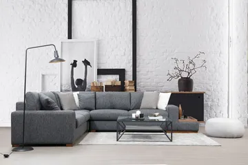 Huelva Chaiselongsofa - Grå - Møbler - Sofaer - Hjørnesofa