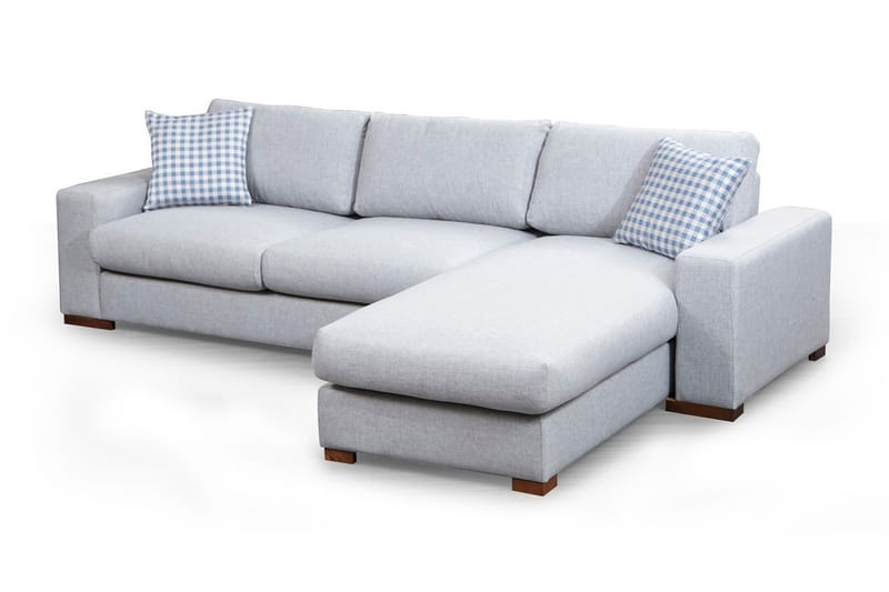 Huelva Chaiselongsofa - Grå - Sofa med chaiselong