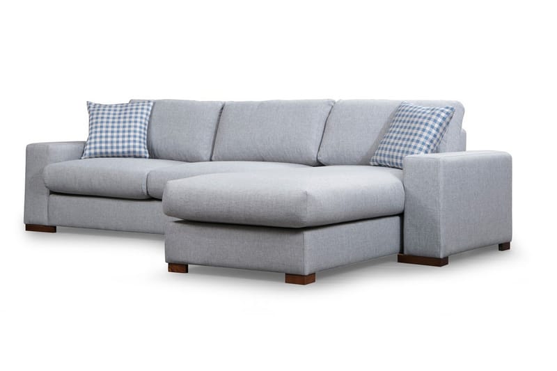 Huelva Chaiselongsofa - Grå - Sofa med chaiselong