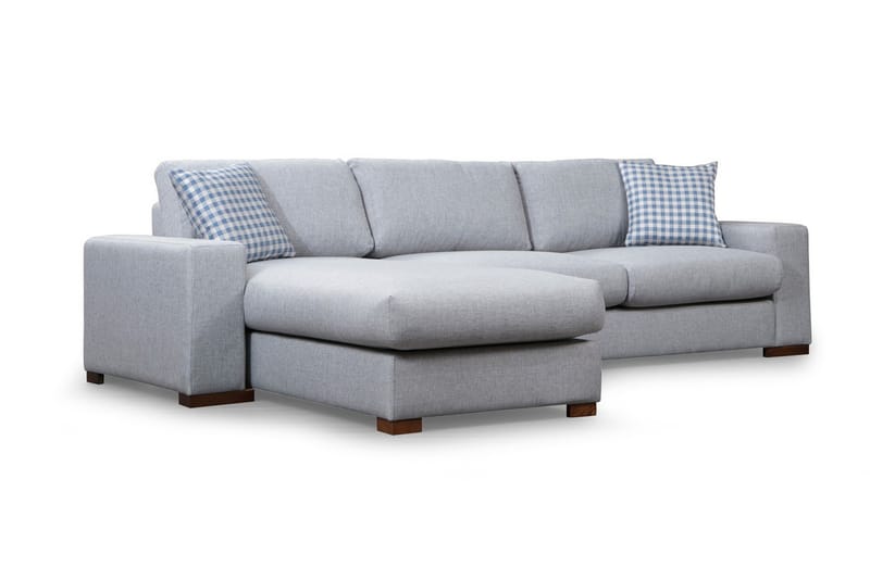 Huelva Chaiselongsofa - Grå - Sofa med chaiselong