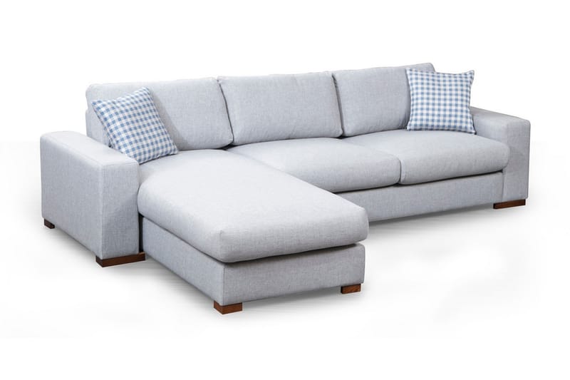 Huelva Chaiselongsofa - Grå - Sofa med chaiselong