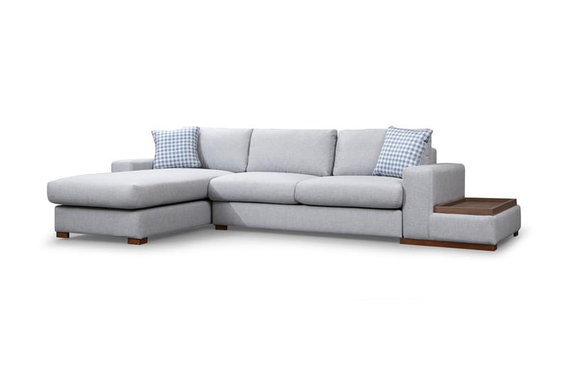 Huelva Chaiselongsofa - Grå - Sofa med chaiselong