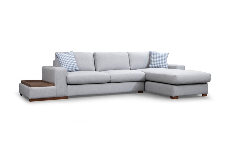 Huelva Chaiselongsofa - Grå - Sofa med chaiselong