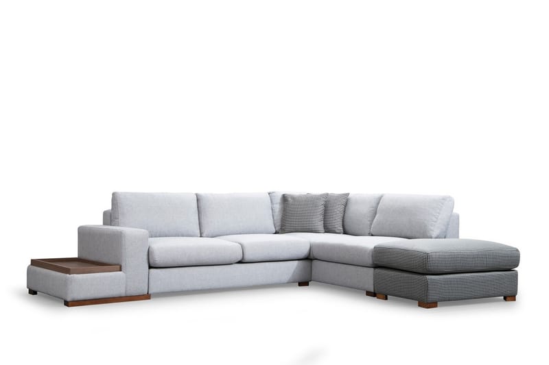 Huelva Chaiselongsofa - Grå - Sofa med chaiselong